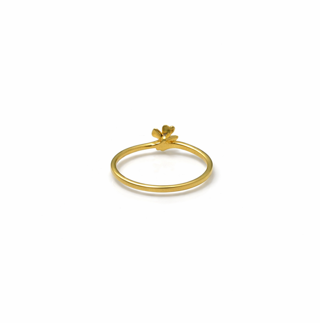 Gold Flower Ring 22KT 2G