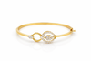 Diamond Bangles 18 KT  GW-11.31 G   NW-11.15 G   CVD-0.81 CTS  VVS