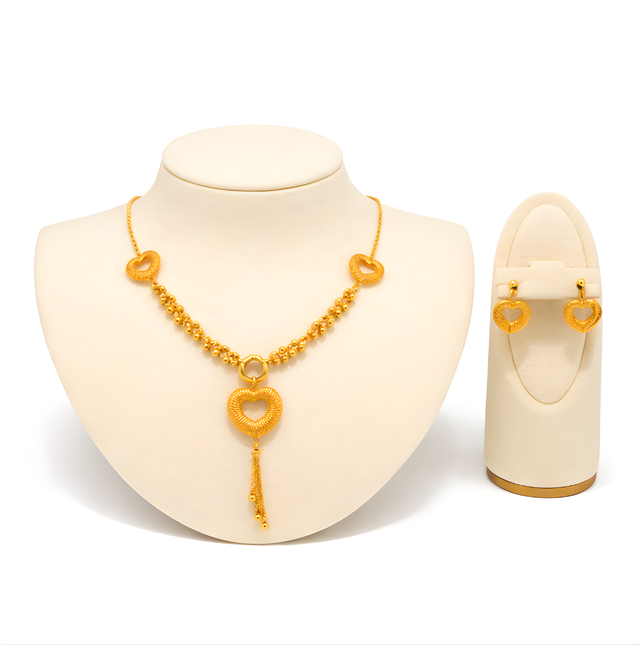 Necklace Set 22 KT 13 G