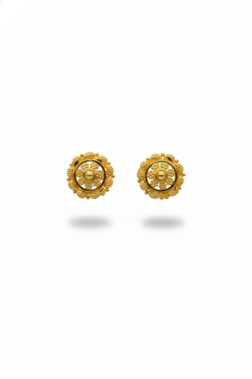 Gold Earrings 22KT 2.2 G