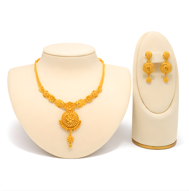 Necklace Set 22KT 24.5 G