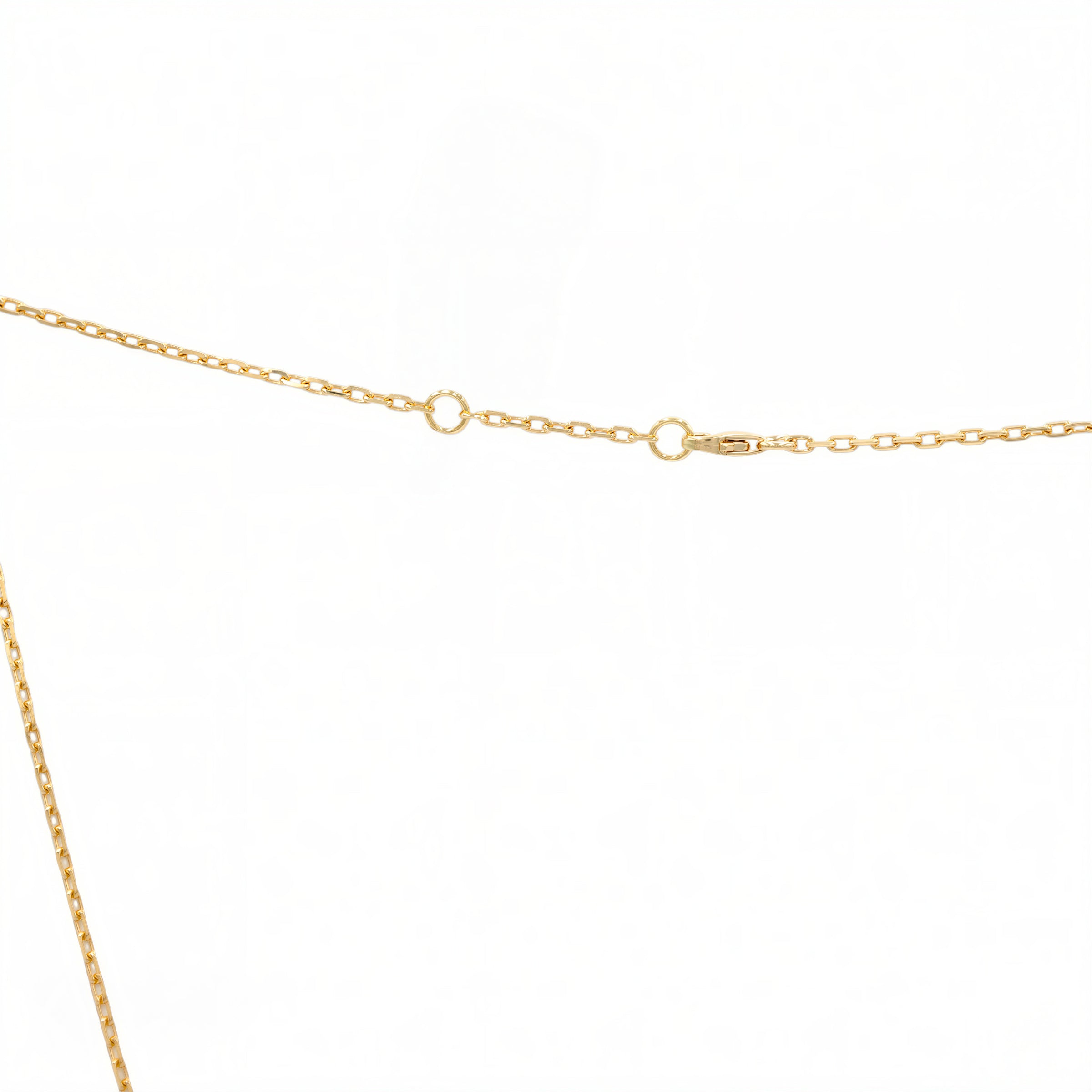 Pendant Necklace 18 KT GW-4.66 G  NW-4.61 G  CVD-0.24 CTS   VVS