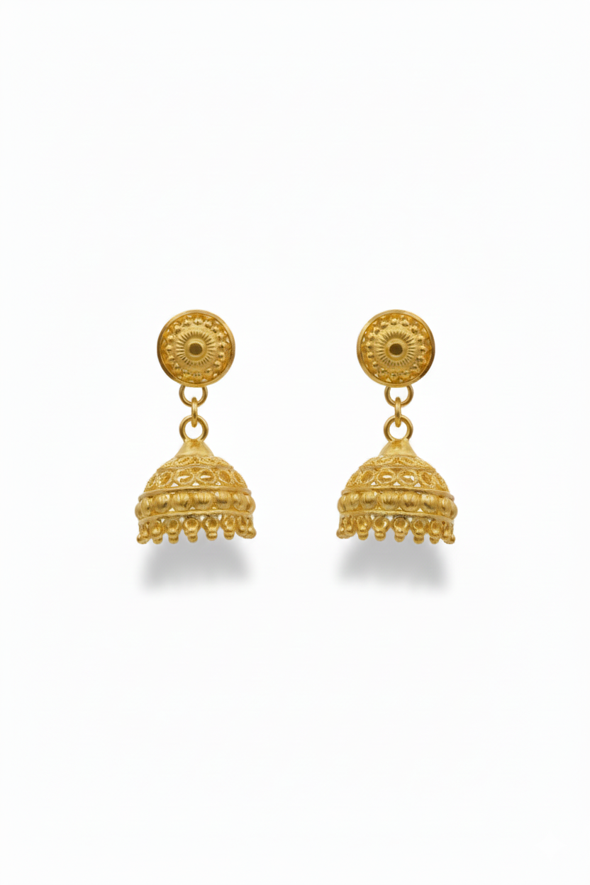 Gold Earrings 22KT 3.1 G