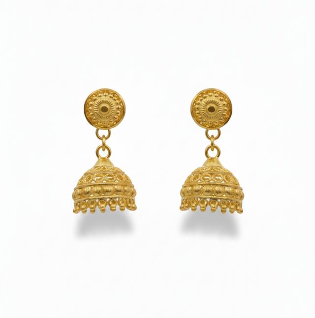 Gold Earrings 22KT 3.1 G