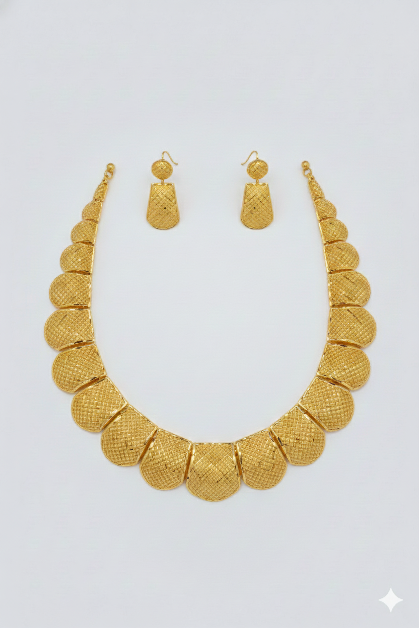 Gold Necklace set 22 KT 22 G