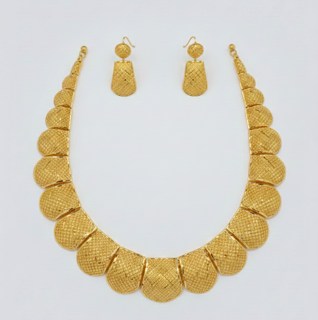Gold Necklace set 22 KT 22 G