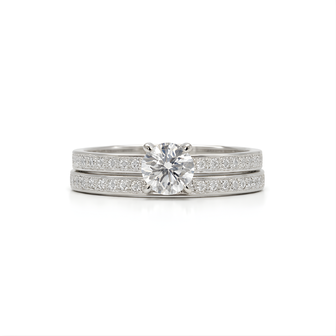 Diamond Ring 18 KT   GW-3.61 G   NW-3.32 G   CVD-0.54/0.91 CTS  VVS