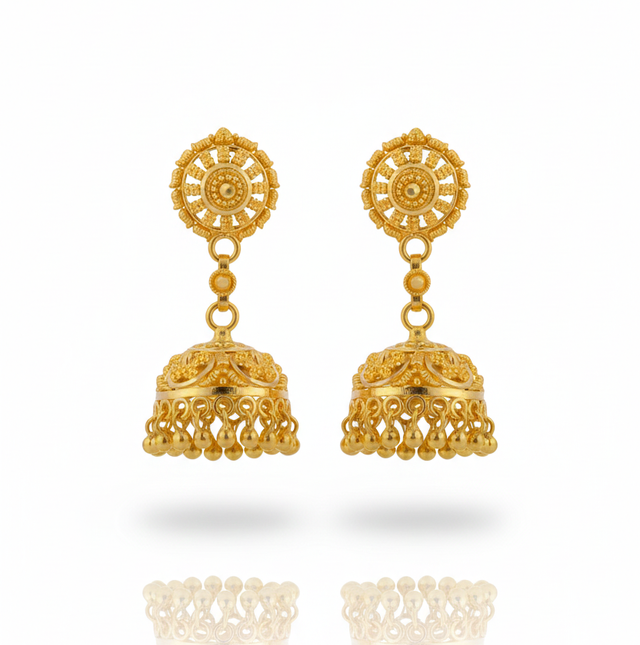 Gold Earrings  22KT 9.2 G