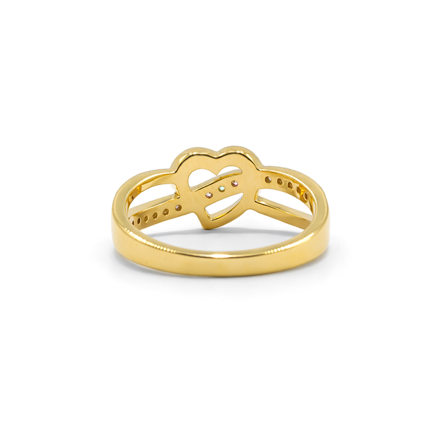 Diamond Gold Ring  18 KT  GW-4.43 G   NW-4.4 G   CVD-0.17 CTS  VVS