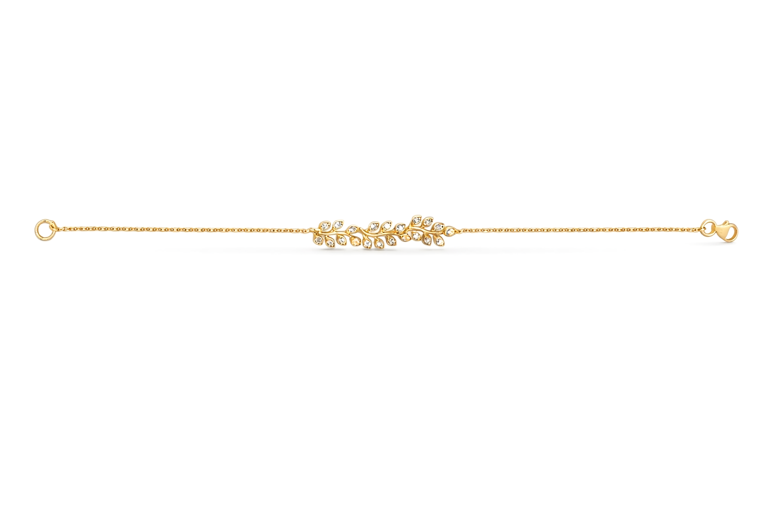 Diamond Bracelets 18 KT      GW-2.21 G  NW- 2.17 G  CVD- 0.2 CT  VVS