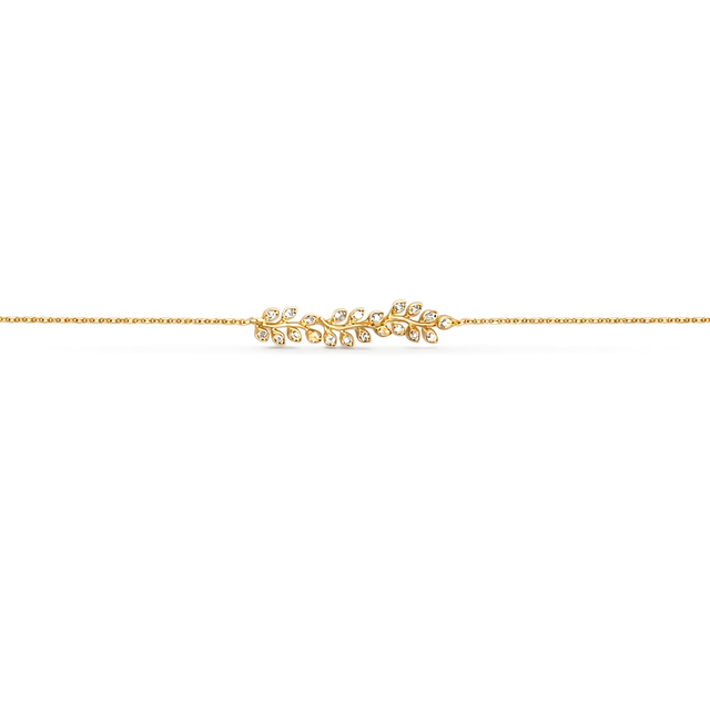 Diamond Bracelets 18 KT      GW-2.21 G  NW- 2.17 G  CVD- 0.2 CT  VVS
