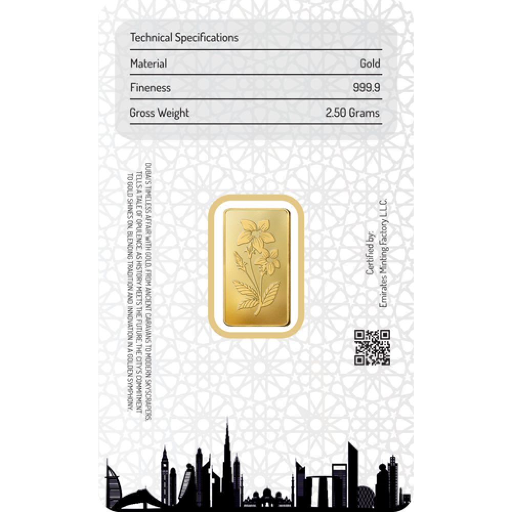 Gold 2.5 G Bar