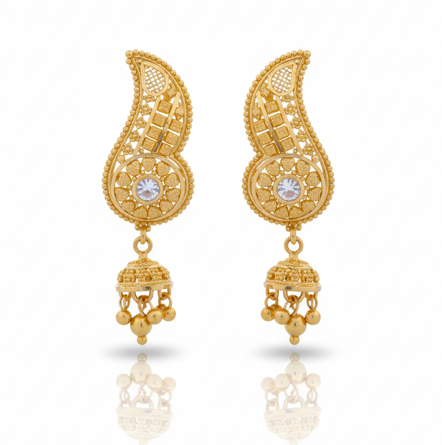 Gold Earrings 22KT 7.5 G