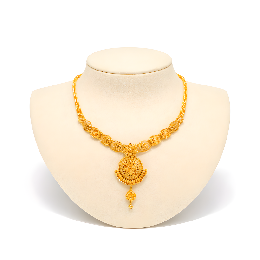 Necklace Set 22KT 24.5 G