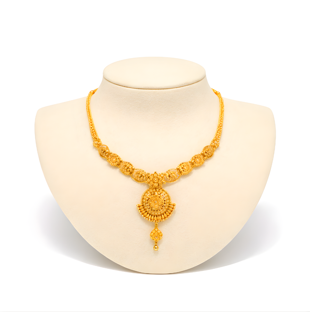 Necklace Set 22KT 24.5 G