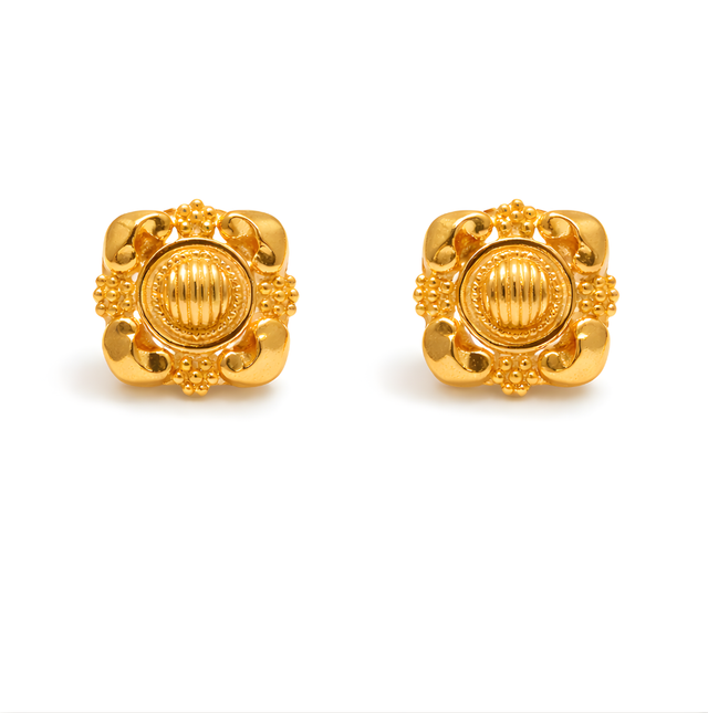Gold Earrings 22KT 1.8 G