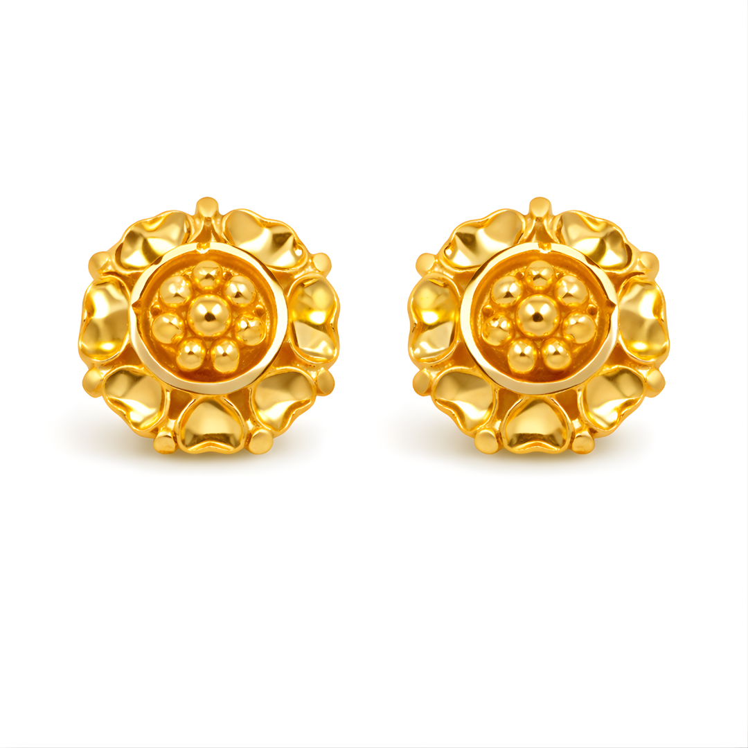 Gold Earrings  22KT 2.4 G