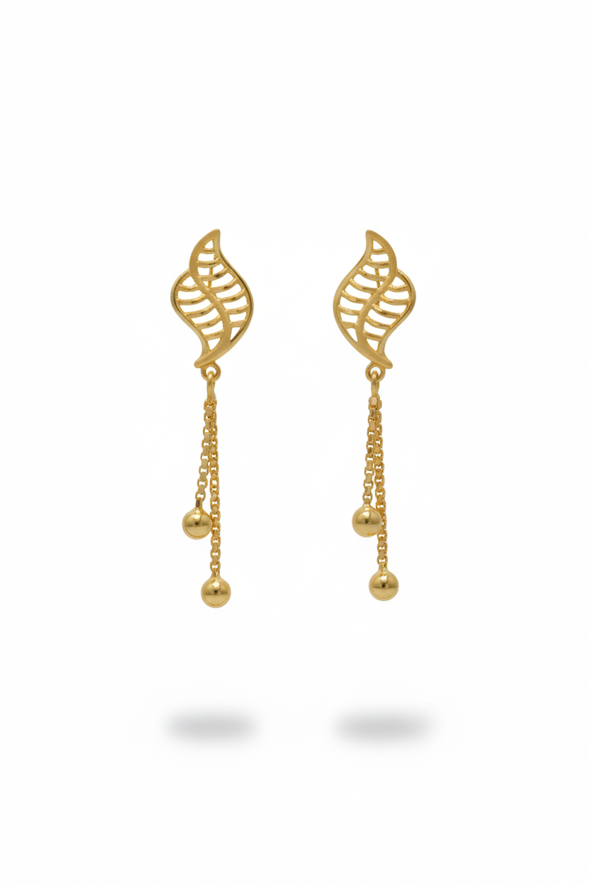 Gold Earrings 22KT 3 G