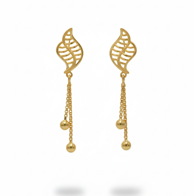 Gold Earrings 22KT 3 G