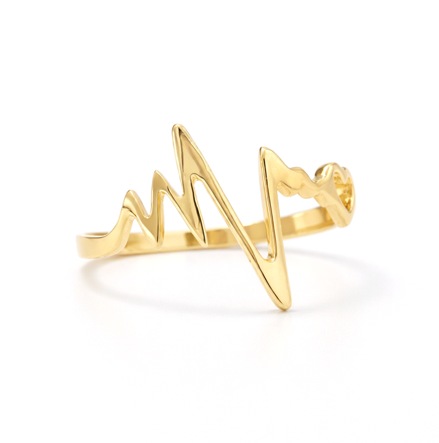 Gold Ring 18 KT  1.6 G