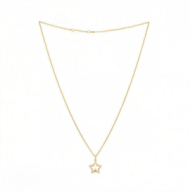 Pendant Necklace 18 KT GW-4.66 G  NW-4.61 G  CVD-0.24 CTS   VVS