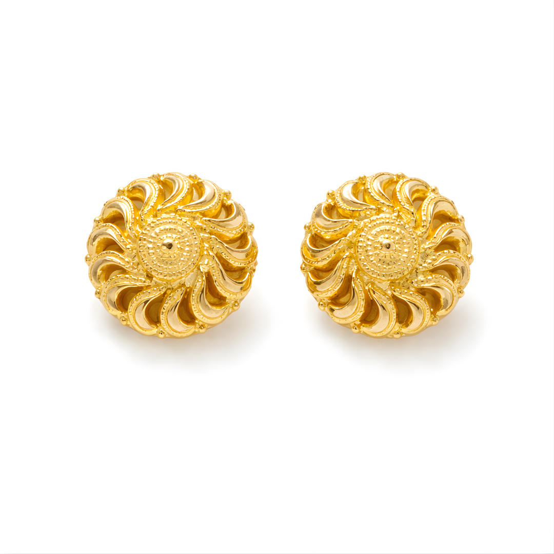 Gold Earrings 22KT 3.4 G