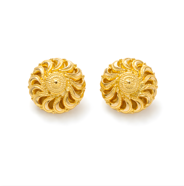 Gold Earrings 22KT 3.4 G