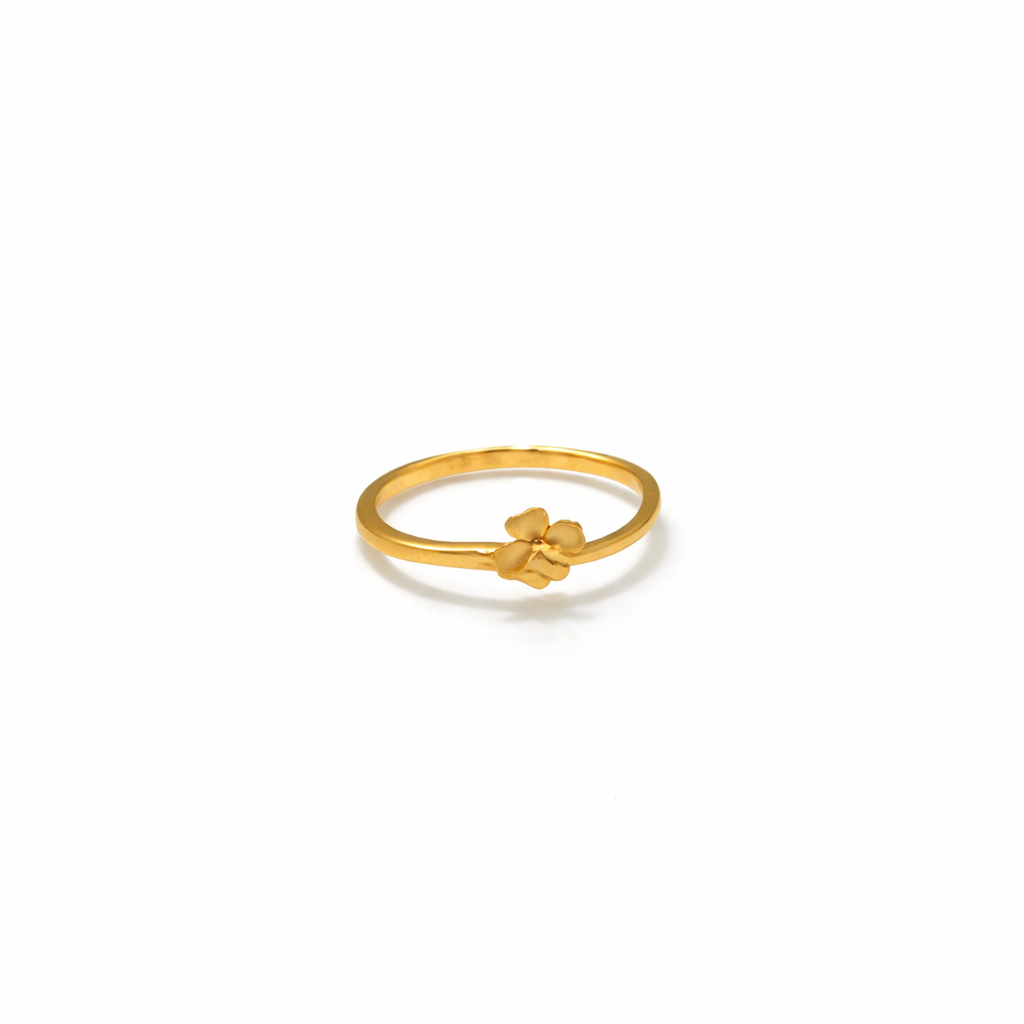 Gold Flower Ring 22KT 2G