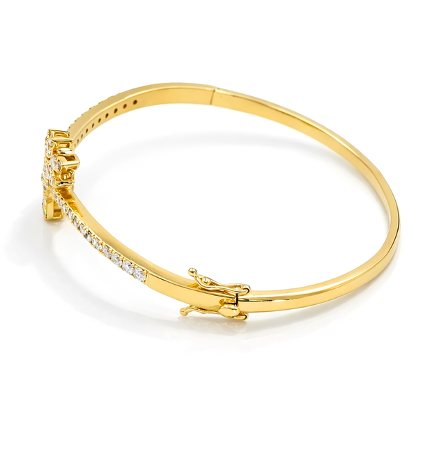 Diamond Bangles  18 KT    GW-13.23 G   NW-12.94 G   CVD-1.47 CTS  VVS