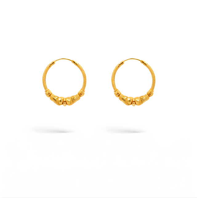 Gold Earrings  22KT 7 G