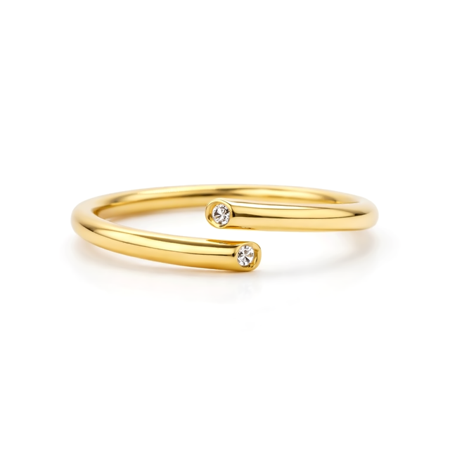 Diamond Gold  Ring18 KT  GW-2.64 G   NW-2.64 G   CVD-0.02 CTS  VVS