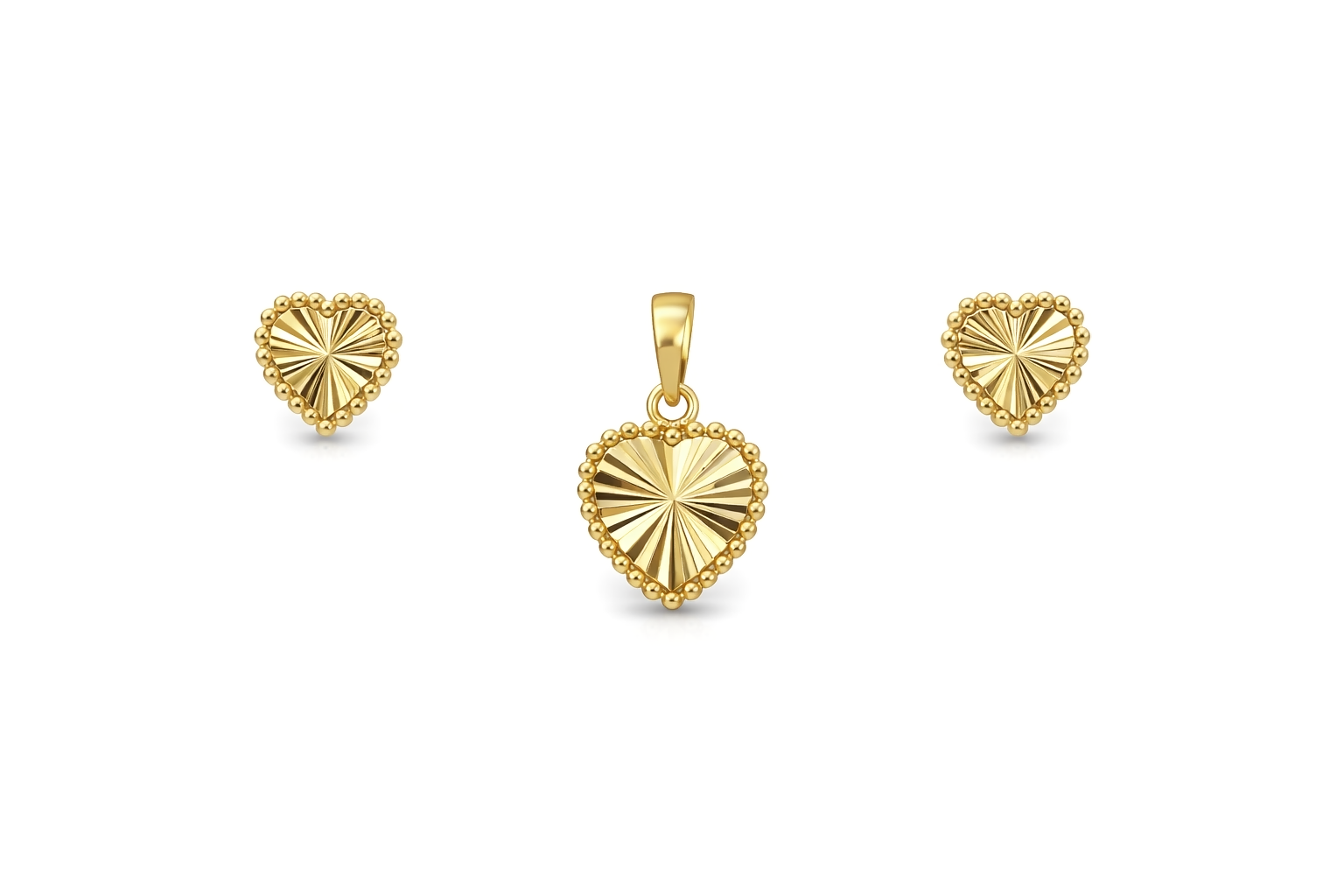 Locket Set 18 KT 1.5 G