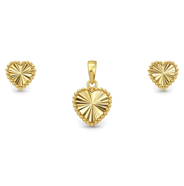 Locket Set 18 KT 1.5 G