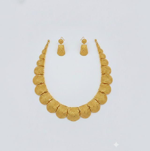 Gold Necklace set 22 KT 22 G