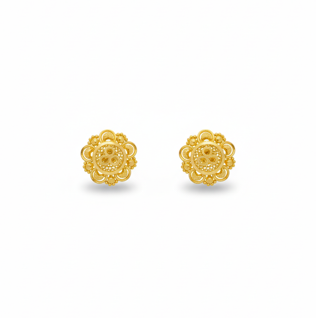 Gold Earrings 22KT 2.4 G