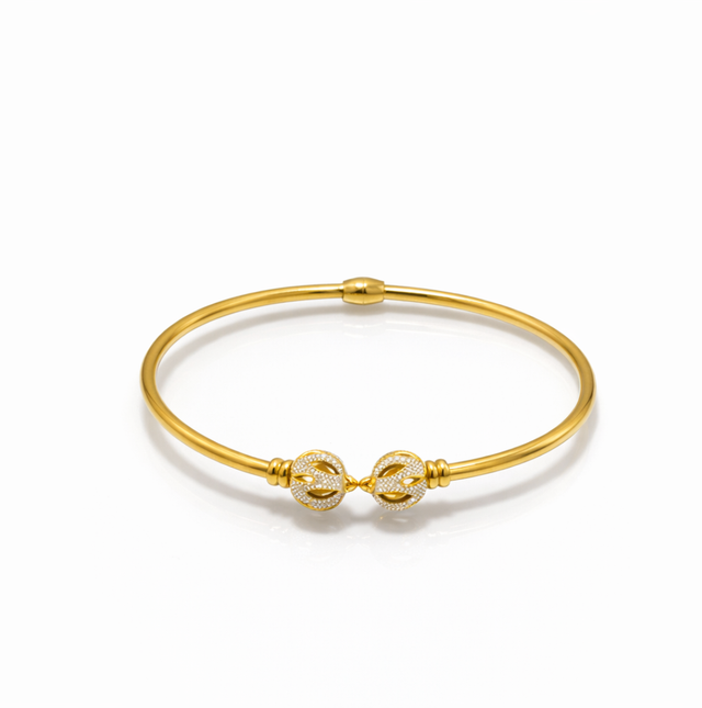 Gold Bangles 22KT 9.1 G