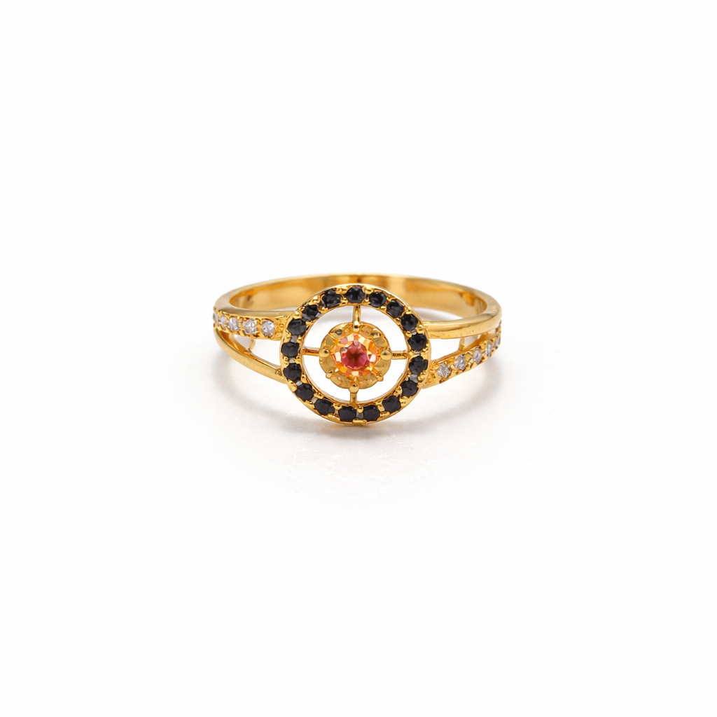 Black Gold Ring 22KT   1.9 G