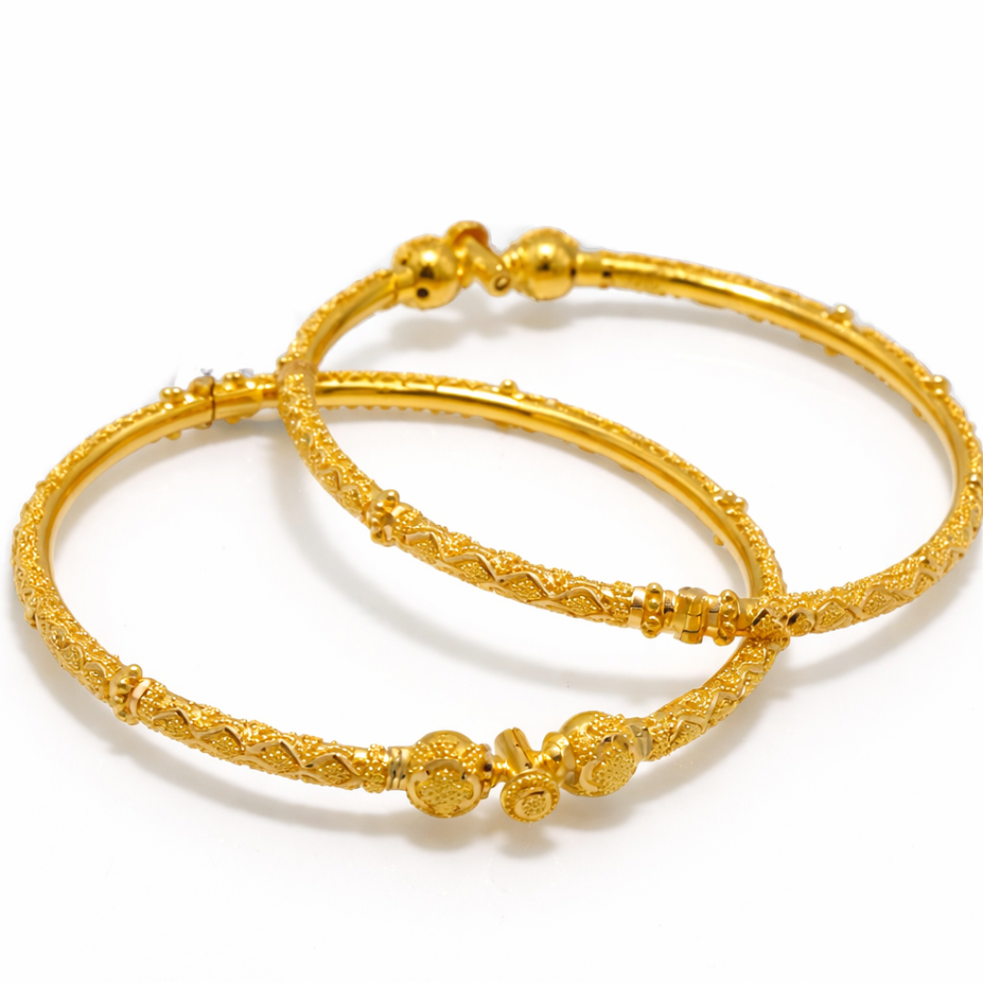 Gold Bangles 22KT 23.3 G