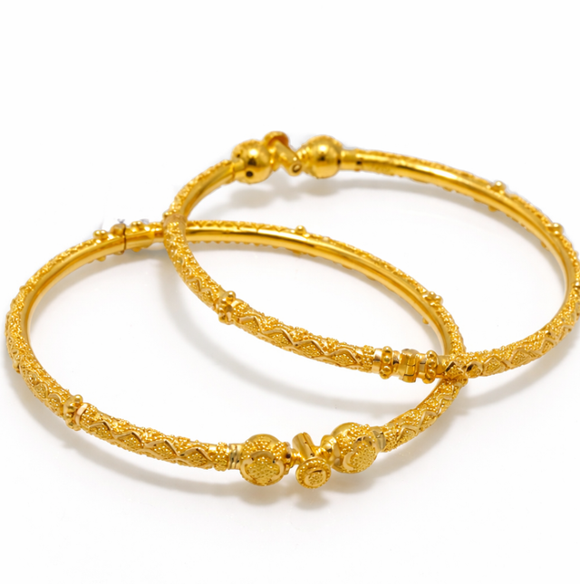 Gold Bangles 22KT 23.3 G