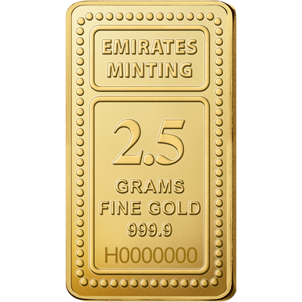 Gold 2.5 G Bar