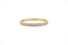 Diamond Gold Ring 18 KT   GW-1.46 G   NW-1.37 G   CVD-0.43 CTS  VVS
