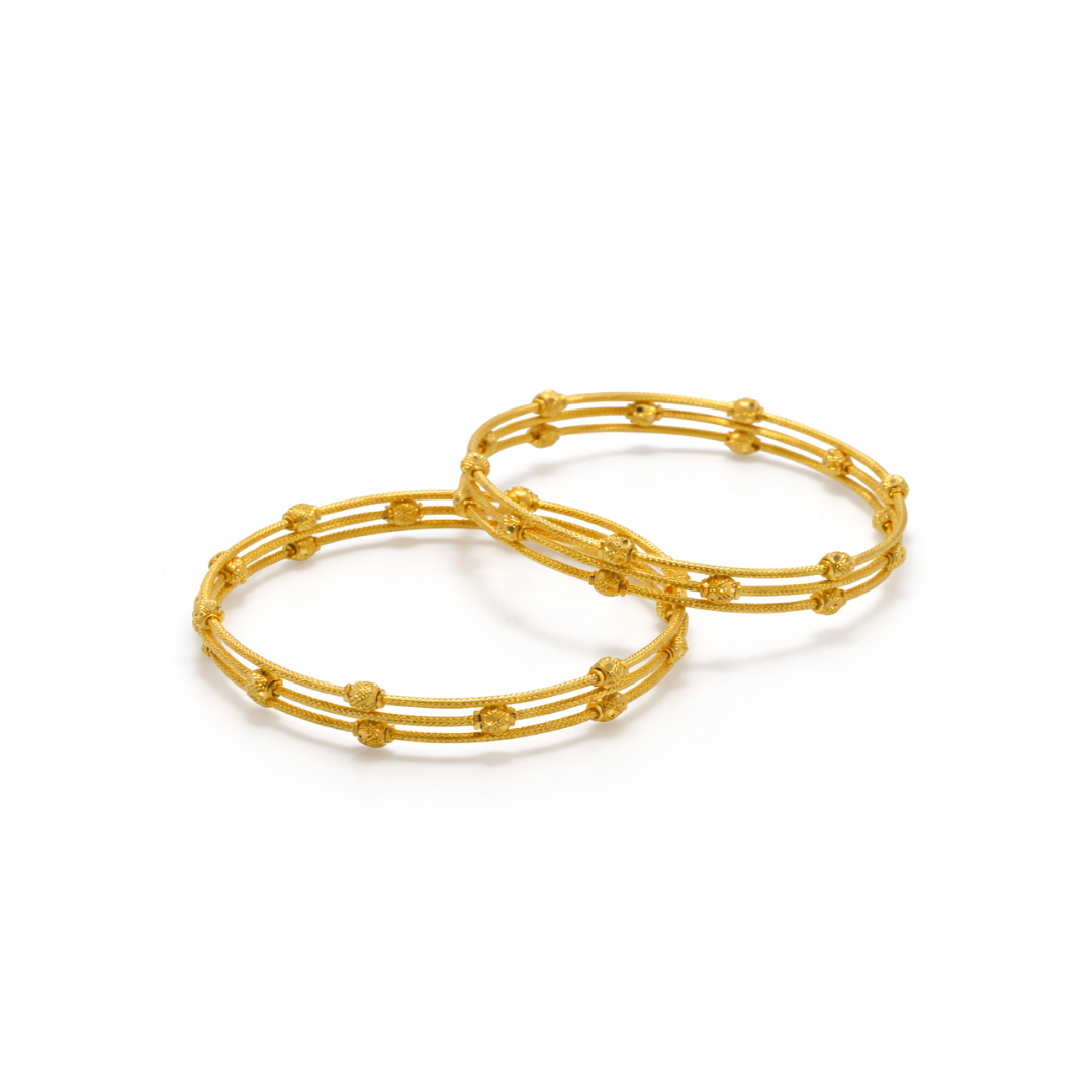 Gold Bangles 22KT 14.7 G