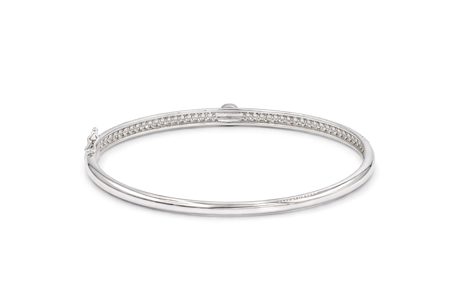Diamond Bangles 18 KT   GW-11.34 G   NW-10.94 G   CVD-2 CTS  VVS