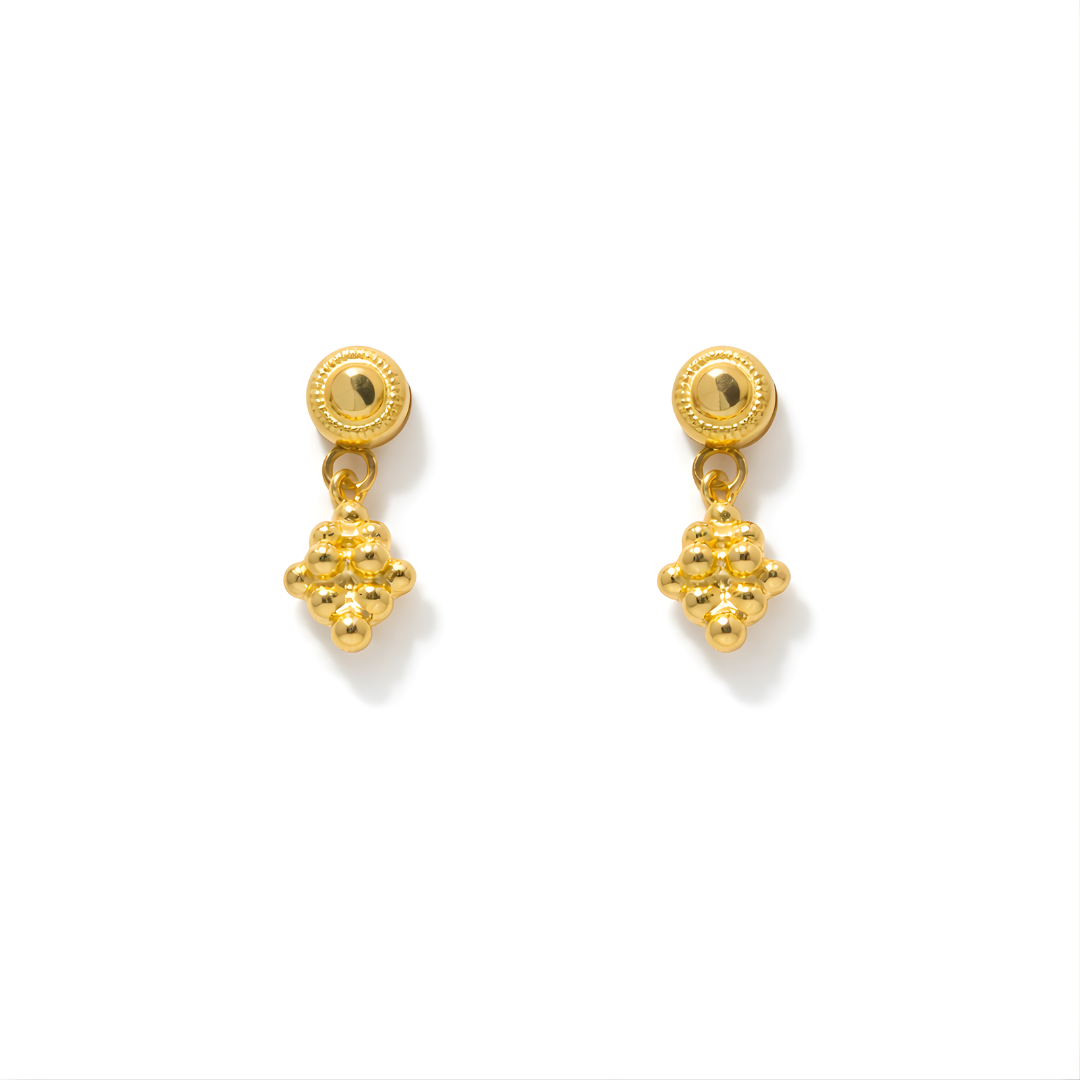 Gold Earrings 22KT 2 G
