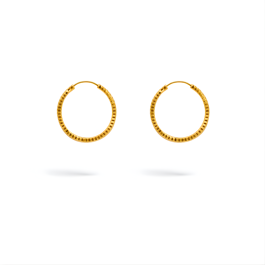 Gold Earrings  22KT 3.4 G