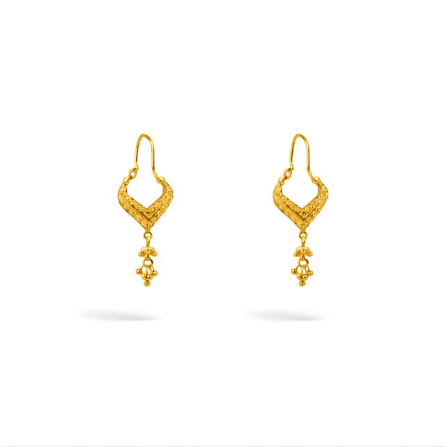 Gold Earrings 22KT 4.5 G