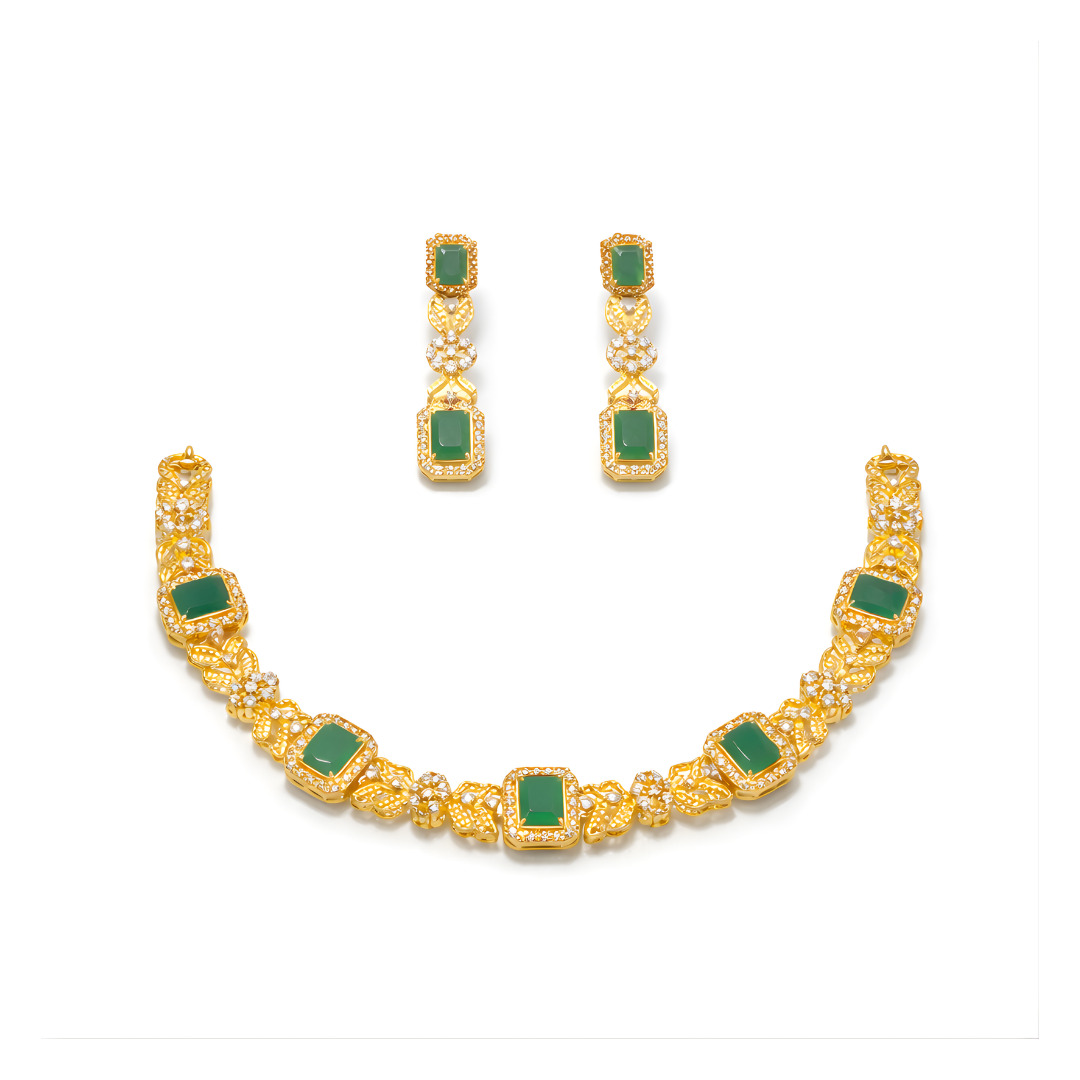 Necklace Set 22 KT 33.3 G