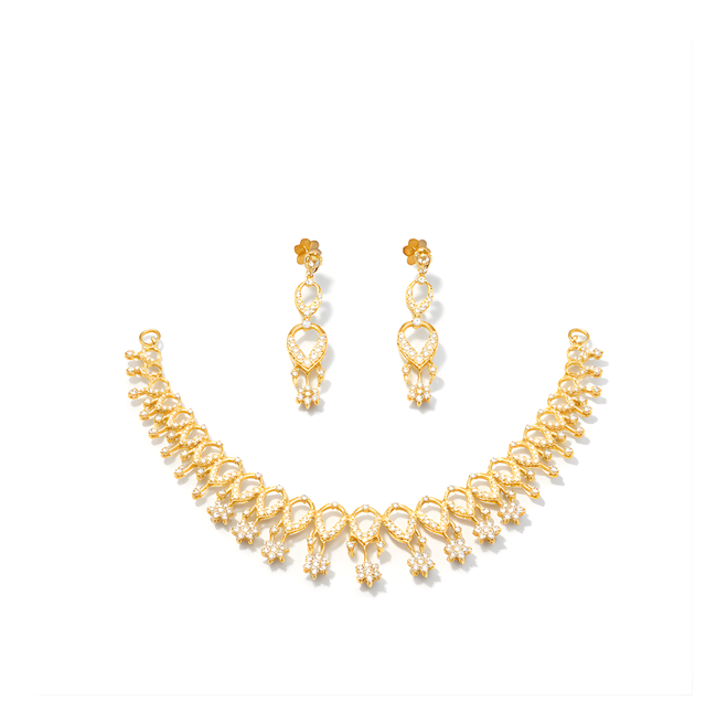 Necklace Set 22 KT 37.8 G