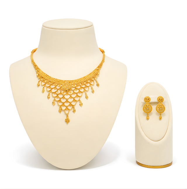 Necklace Set 22KT 29.5 G