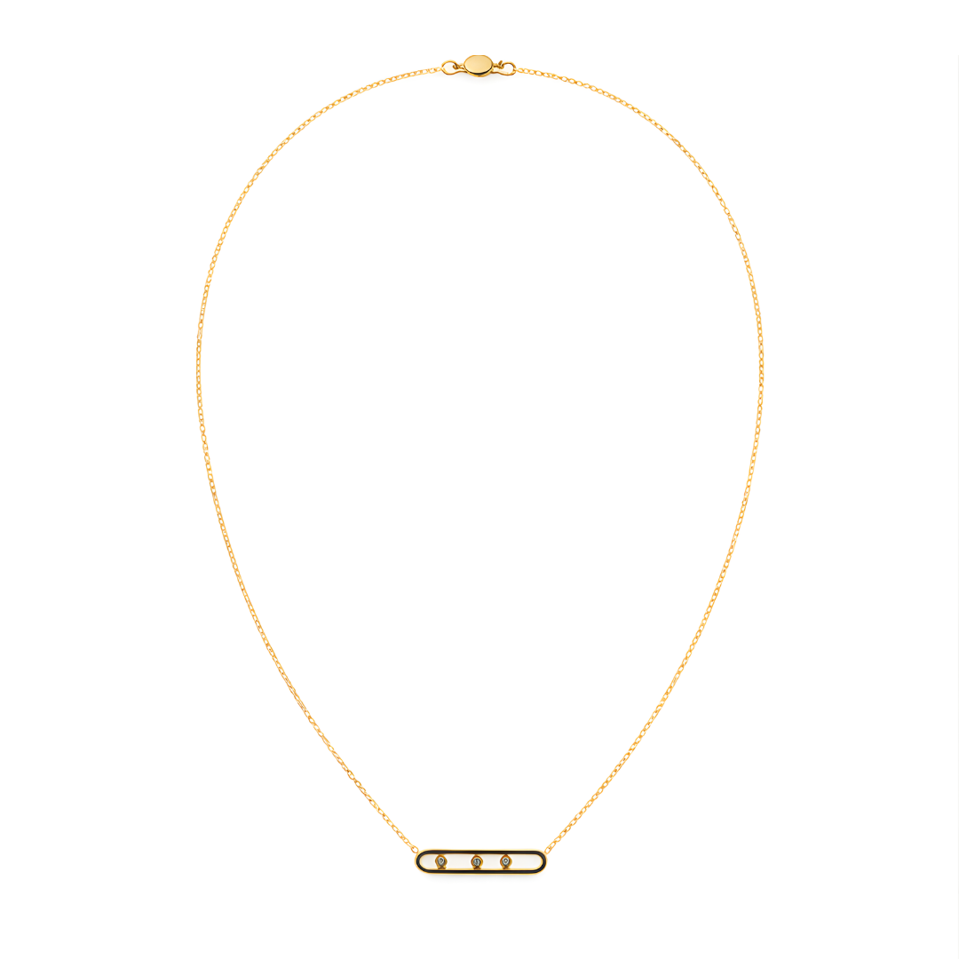 Gold Pendant Necklace 18 KT